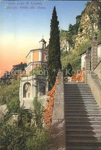 Morcote TI Salita alla chiesa / Morcote /Bz. Lugano