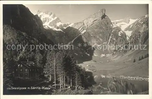 Seealpsee mit Saentis Kat. Schwende