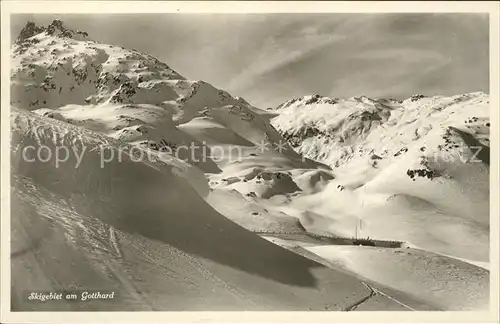 St Gotthard Skigebiet Kat. Gotthard St.