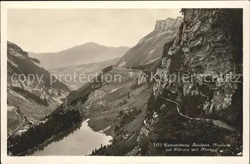 Seealpsee Meglisalp Alpsiegel Kat. Schwende