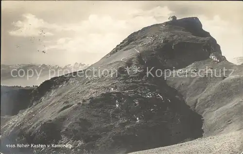 Hoher Kasten von Kamoralp Kat. Appenzeller Alpen