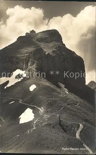 Hoher Kasten Wanderweg Kat. Appenzeller Alpen