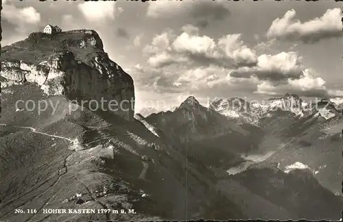 Hoher Kasten Berghaus Kat. Appenzeller Alpen