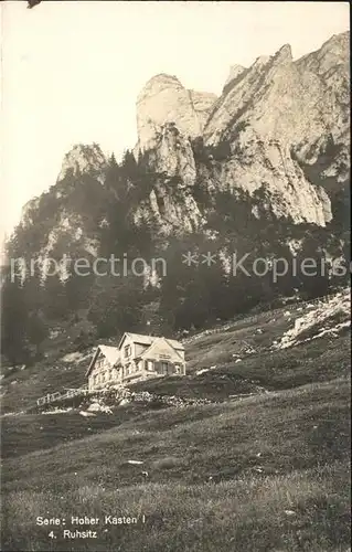 Hoher Kasten Ruhsitz Kat. Appenzeller Alpen