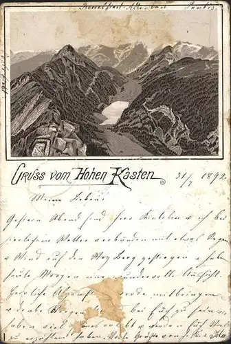 Hoher Kasten  Kat. Appenzeller Alpen