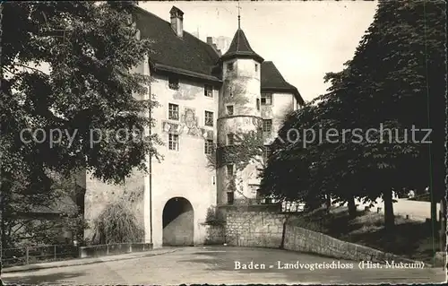 Baden AG Landvogteischloss Kat. Baden