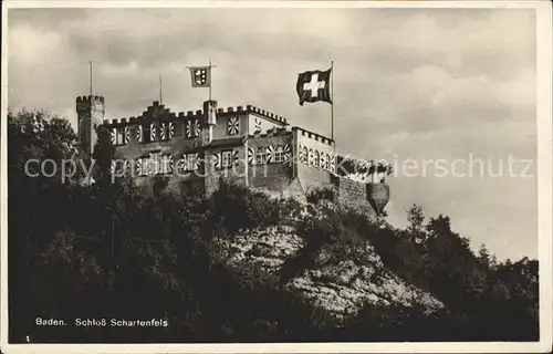 Baden AG Schloss Schartenfels Kat. Baden