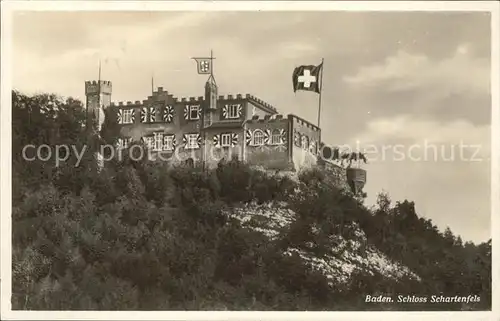 Baden AG Schloss Schartenfels Kat. Baden