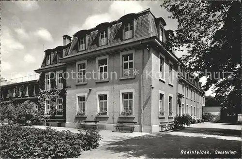 Rheinfelden AG Sanatorium Kat. Rheinfelden