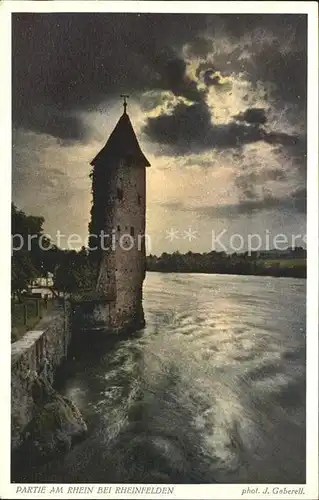 Rheinfelden AG Messerturm Rheinpartie Kat. Rheinfelden