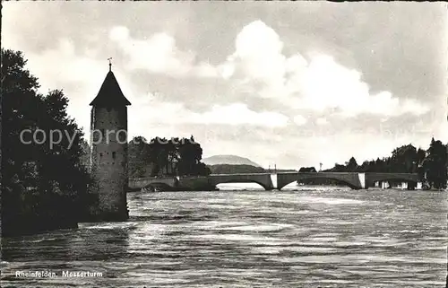 Rheinfelden AG Messerturm Rheinbruecke Kat. Rheinfelden