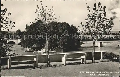 Rheinfelden AG Rheinbruecke von der Trinkhalle Kat. Rheinfelden