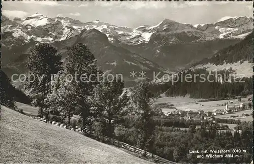 Lenk Simmental mit Weiss und Wildhorn Kat. Lenk Simmental