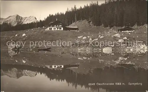 Oeschinensee Spiegelung Kat. Oeschinenhorn