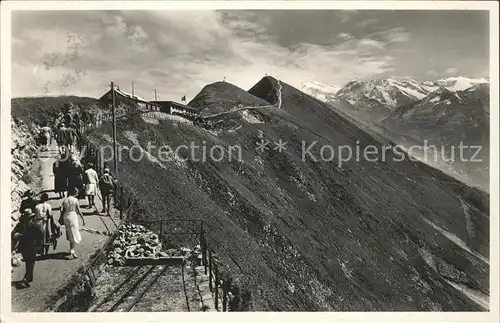 Brienzer Rothorn BE Hotel mit Gipfel Kat. Brienzer Rothorn