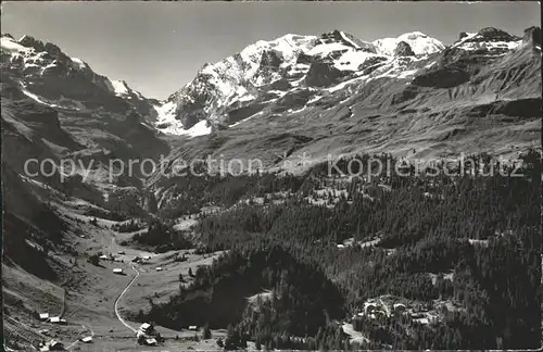 Kiental mit Alpenpanorama Kat. Kiental