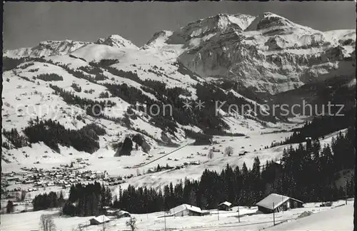 Lenk Simmental mit Wildstrubel Kat. Lenk Simmental