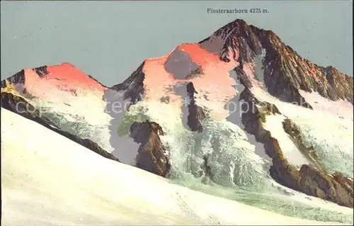Finsteraarhorn Gipfel Kat. Finsteraarhorn