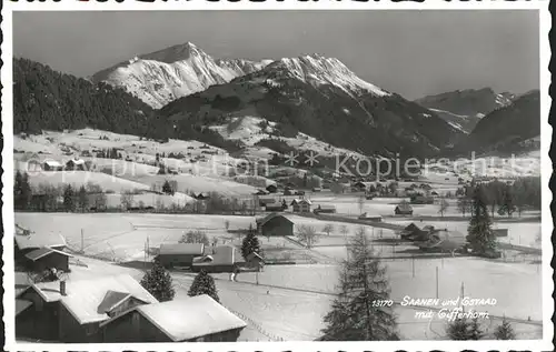 Saanen und Gstaad mit Giffenhorn Kat. Saanen