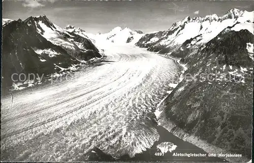 Aletschgletscher Eggishorn Kat. Aletsch Grosser