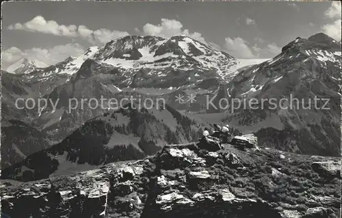 Leiterli Sesselbahn Lenk Betelberg Rinderhorn Wildstrubel Gletscherhorn Kat. Leiterli