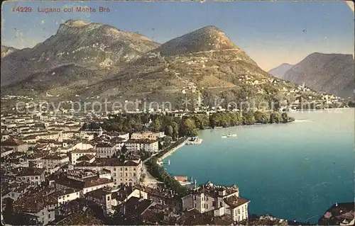 Lugano TI col Monte Bre Kat. Lugano