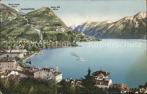 Ruvigliana Kurhaus und Pension Monte Bre Lago di Lugano Kat. Ruvigliana