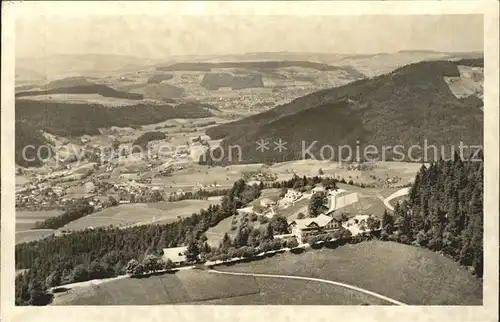 Oberdiessbach Hotel Pension Falkenfluh Fliegeraufnahme Kat. Oberdiessbach