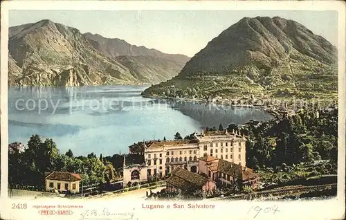 Lugano TI Monte San Salvator Kat. Lugano