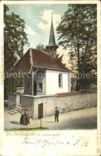 Kuessnacht Die Tellskapelle in der Hohlen Gasse Kat. Kuessnacht