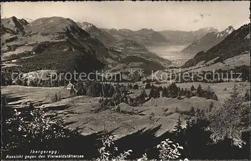 Ibergeregg mit Vierwaldstaettersee Kat. Ibergeregg