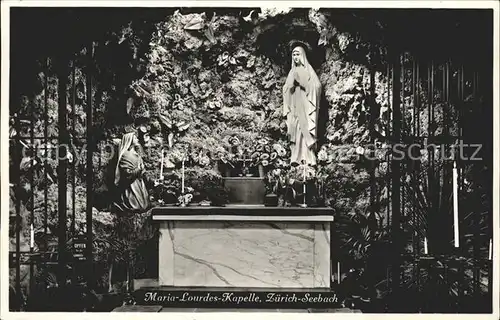Seebach Zuerich Maria Lourdes Kapelle Kat. Seebach