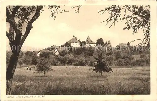 Kyburg Dorf und Schloss Kyburg Kat. Kyburg