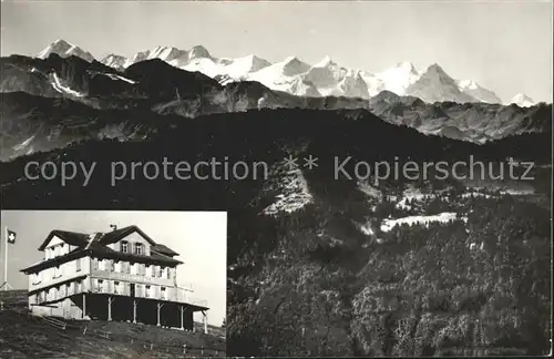 Wildspitz Berggasthaus Rossberg Kulm Kat. Wildspitz