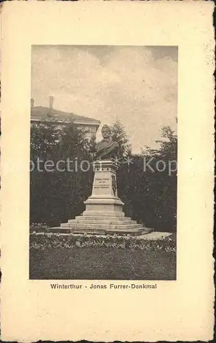 Winterthur Jonas Furrer Denkmal Kat. Winterthur