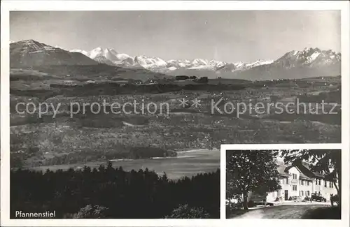 Pfannenstiel Staefa Wirtshaus Rigi Pilatus Berneralpen Kat. Pfannenstiel