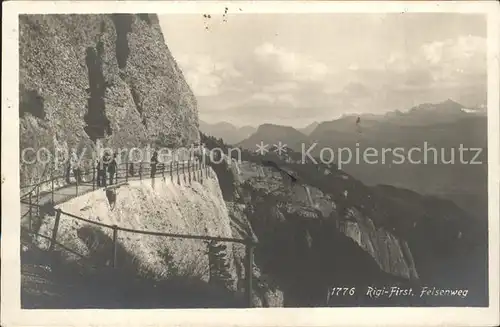 Rigi Kloesterli First Felsenweg Kat. Rigi Kloesterli