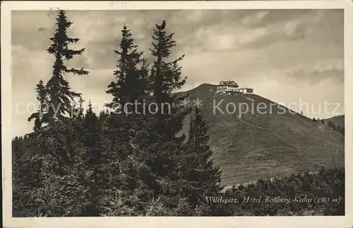 Wildspitz Hotel Rossberg Kulm Kat. Wildspitz