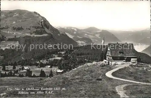 Schwyz Ski  und Clubhaus Eseltritt Albis Kat. Schwyz