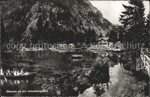 Blausee BE an der Loetschbergroute Kat. Blausee Mitholz