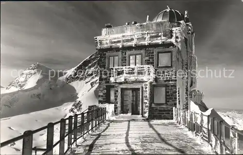 Jungfraujoch mit Sphinx Pavillon Kat. Jungfrau