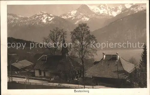 Beatenberg Teilansicht Kat. Beatenberg