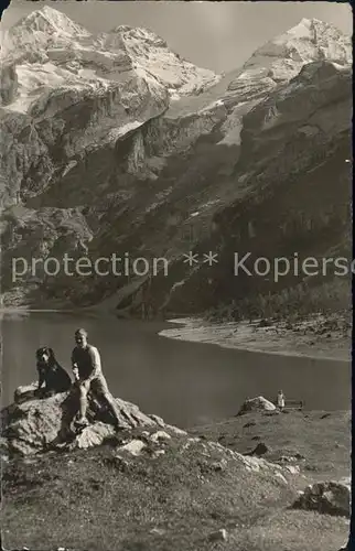 Oeschinensee mit Bluemlisalp Kat. Oeschinenhorn