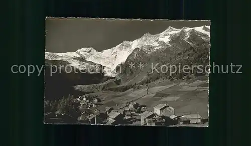 Saas Fee Alphubel Taeschhorn Dom Lenzspitze Kat. Saas Fee