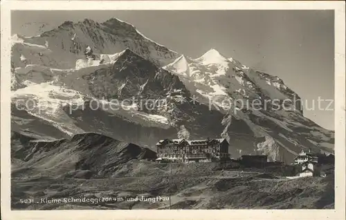 Kleine Scheidegg Wengen mit Jungfrau Kat. Scheidegg Kleine