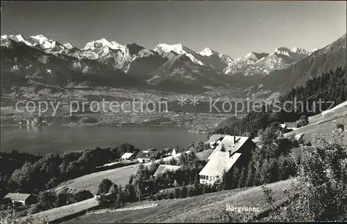 Schwanden BE Ferienheim mit Berneralpen und Thunersee Kat. Schwanden BE