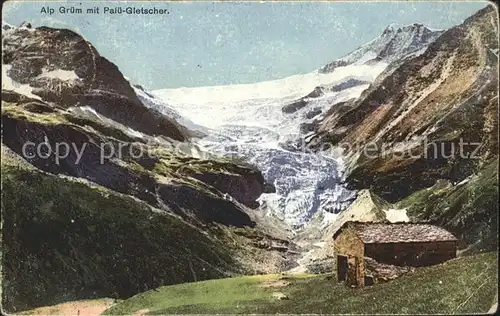 Alp Gruem mit Palue Gletscher Kat. Alp Gruem