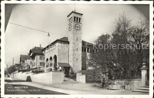 Moutier Temple allemand Rue Neuve Kat. Moutier