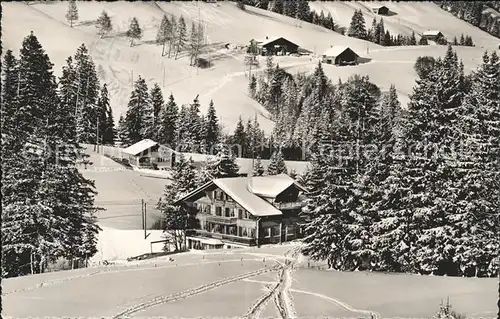 Saanenmoeser Saanen Pension Hornberg Kat. Saanenmoeser