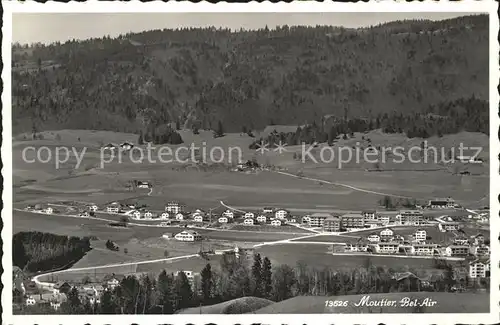 Moutier Panorama Bel Air Kat. Moutier